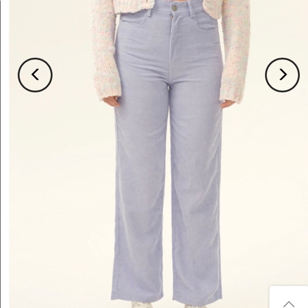 CIDER Lavender Cloud Corduroy Pants NEW W/ TAGS